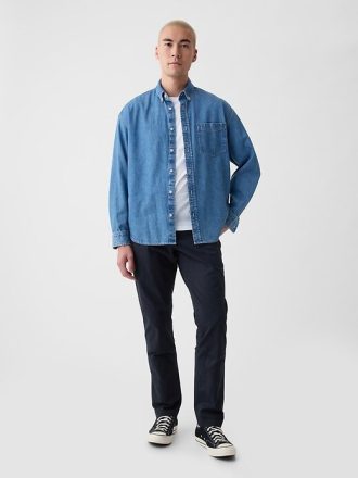 Atletik Dar Paça Modern Khaki Pantolonlar