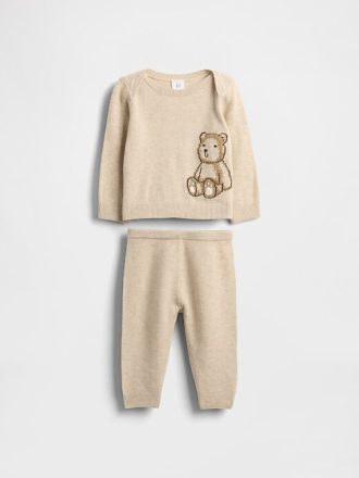 Baby CashSoft Brannan Ayı Kazak Seti