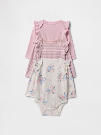 Baby First Favorites Organik Pamuklu Bodysuit (3’lü Paket)