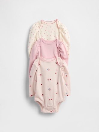 Baby First Favorites Organik Pamuklu Bodysuit (3’lü Paket)