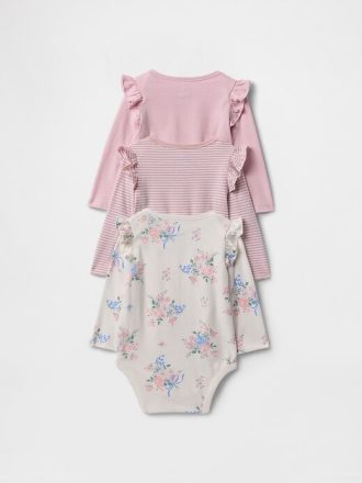 Baby First Favorites Organik Pamuklu Bodysuit (3’lü Paket)