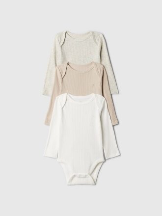 Baby First Favorites TinyRib Bodysuit (3’lü Paket)