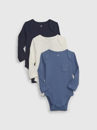 Baby First Favorites TinyRib Bodysuit (3’lü Paket)