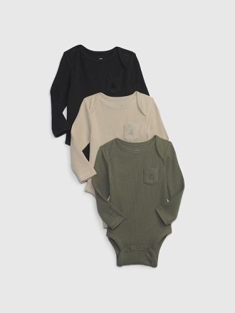 Baby First Favorites TinyRib Bodysuit (3’lü Paket)