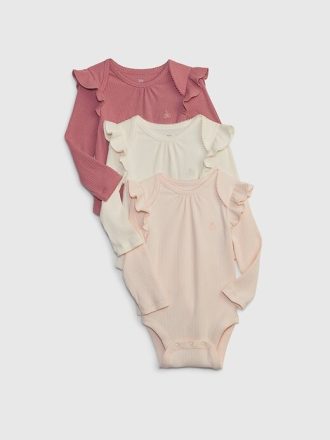 Baby First Favorites TinyRib Bodysuit (3’lü Paket)