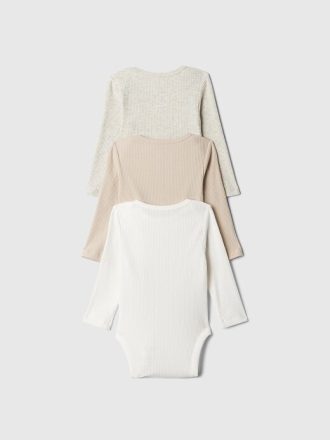 Baby First Favorites TinyRib Bodysuit (3’lü Paket)