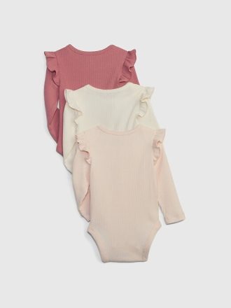 Baby First Favorites TinyRib Bodysuit (3’lü Paket)