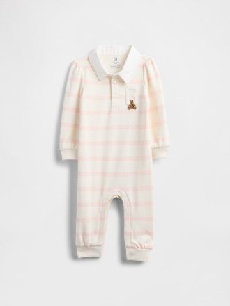 Baby VintageSoft Varsity Ayı Logolu Tek Parça