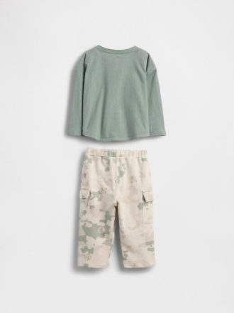 Bebek Cepli Henley Kıyafet Seti
