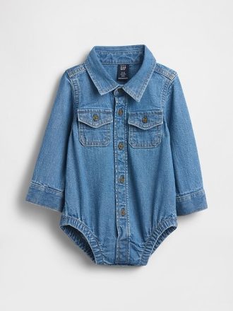 Bebek Kot Düğmeli Bodysuit