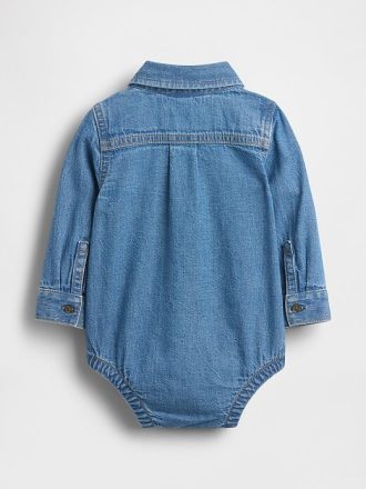 Bebek Kot Düğmeli Bodysuit