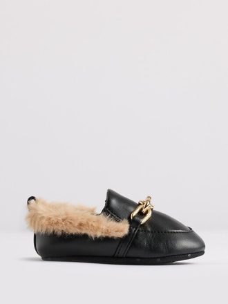 Bebek Sahte Kürk Loafer’lar