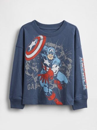 Bebek ve Yürümeye Başlayan Çocuk Marvel Grafik Tişörtü