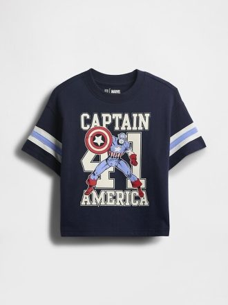 Bebek ve Yürümeye Başlayan Çocuk Marvel Grafik Tişörtü