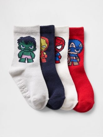 Bebek ve Yürümeye Başlayan Çocuk Marvel Çorapları (4’lü Paket)