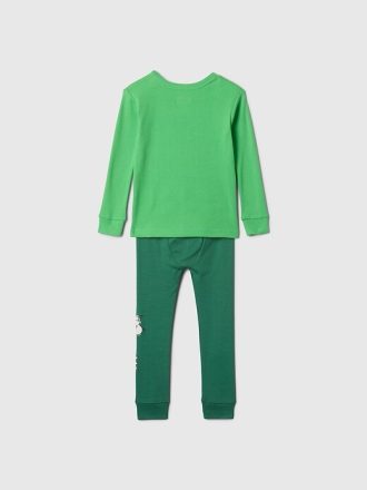 Bebek ve Yürümeye Başlayan Çocuk Marvel Organik Fırçalanmış Pamuklu Pijama Takımı