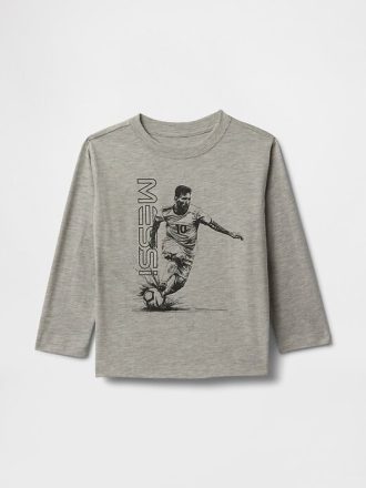 Bebek ve Yürümeye Başlayan Çocuk Messi Grafik Tişörtü