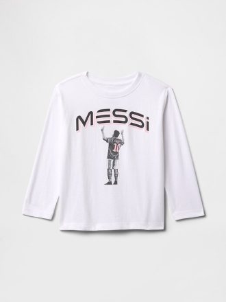 Bebek ve Yürümeye Başlayan Çocuk Messi Grafik Tişörtü