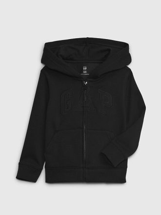 Bebek ve Yürümeye Başlayan Çocuk VintageSoft Arch Logo Fermuarlı Kapüşonlu Sweatshirt