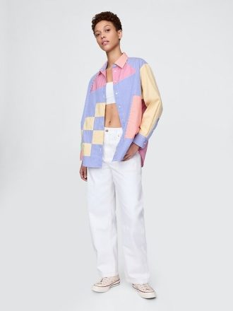 BruceGlen’den Gap × HFR Patchwork Gömlek