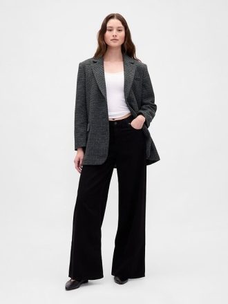 Büyük Boy Yün Karışımlı Blazer