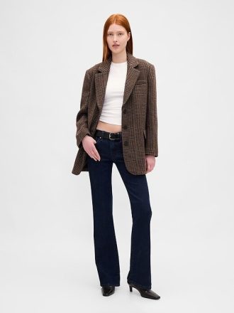 Büyük Boy Yün Karışımlı Blazer