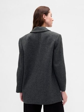 Büyük Boy Yün Karışımlı Blazer