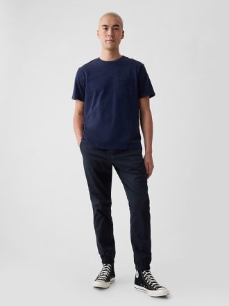 Canvas Slim Jogger Pantolon