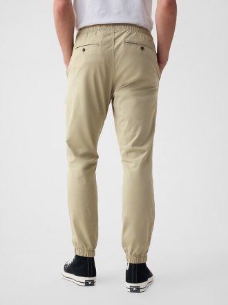 Canvas Slim Jogger Pantolon