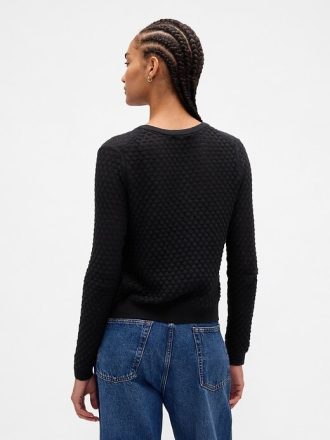 CashSoft Stretch Pointelle Hırka