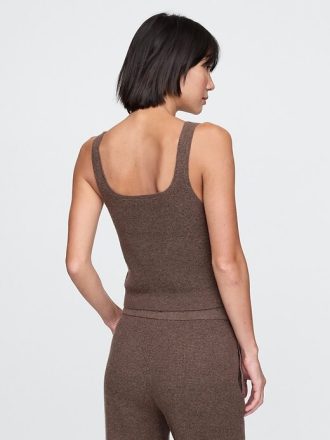 CashSoft Waffle Crop Pijama Üstü