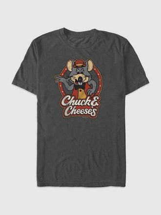 Chuck E Cheese Retro Logo Grafik Tişört