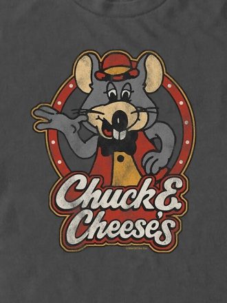 Chuck E Cheese Retro Logo Grafik Tişört