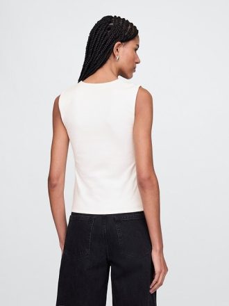 CloseKnit Jersey Kare Yaka Üst