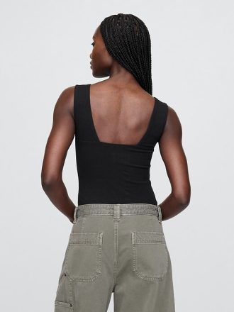 CloseKnit Jersey Tekne Yaka Bodysuit