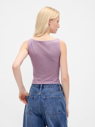 CloseKnit Jersey Tekne Yaka Kısa Kollu Atlet