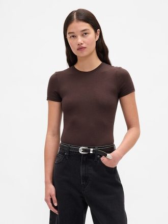 CloseKnit Jersey Tişört Tanga Bodysuit