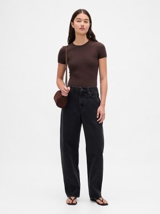 CloseKnit Jersey Tişört Tanga Bodysuit
