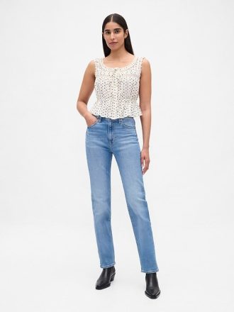 Dantel Kenarlı Peplum Üst