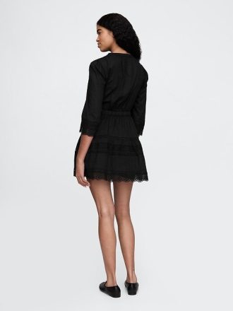 Dantelli Mini Elbise