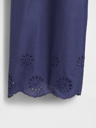 Delikli Paça Pijama Pantolonu