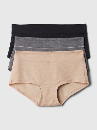 Düşük Bel Nefes Alan Şort (3’lü Paket)
