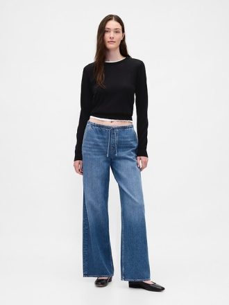Düşük Bel UltraSoft 90’lar Bol Kot Pantolon
