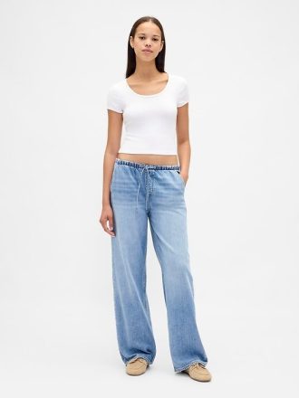 Düşük Bel UltraSoft 90’lar Bol Kot Pantolon