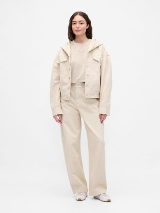 Gap × BÉIS Organik Pamuklu VintageSoft Crop Grafikli Tişört