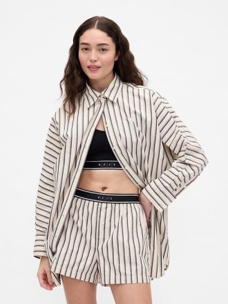 Gap × BÉIS Poplin Dolman Büyük Gömlek