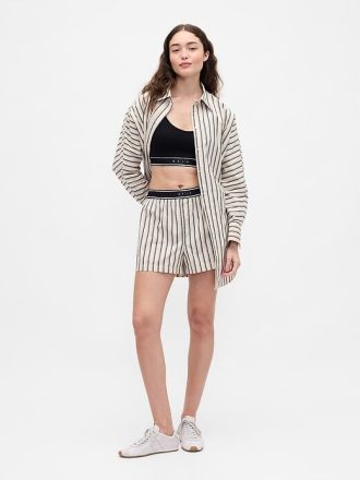 Gap × BÉIS Poplin Dolman Büyük Gömlek