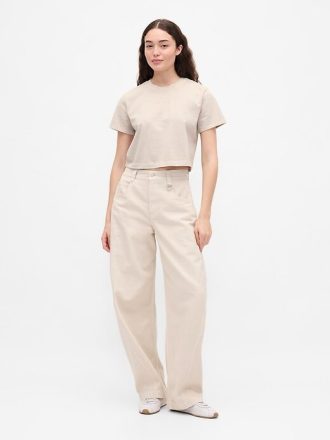 Gap × BÉIS Yüksek Bel Barrel Kot