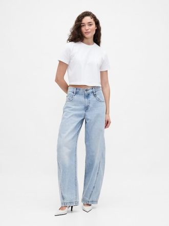 Gap × BÉIS Yüksek Bel Barrel Kot