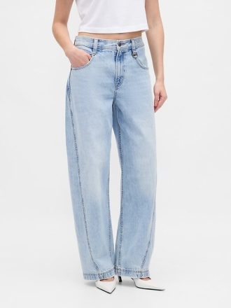 Gap × BÉIS Yüksek Bel Barrel Kot
